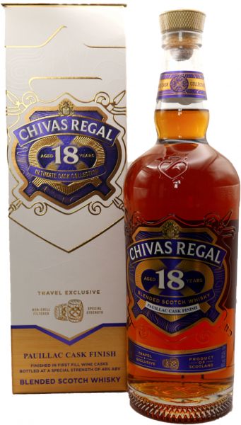 Chivas Regal 18 jahre mit Flachenkarton 1000 ml